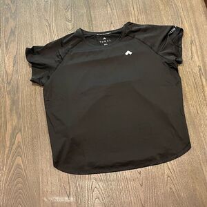 NWOT Tonal Black Short Sleeve Athletic Shirt Size 3X